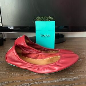 Tieks Red Ballet Flats